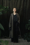 Mutedance 24 Spring/Summer Silk Elastic Waist Loose Pants MD-MD24SS13-SHENHE sepia PM114